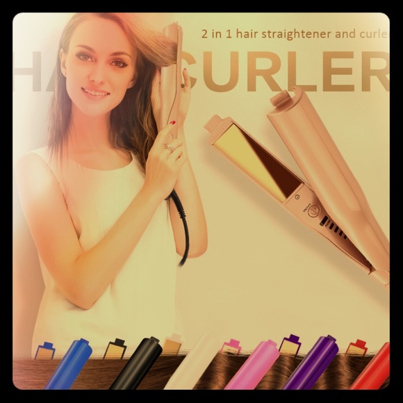 T Similar 2-in-1 Curling iron hair straightener - Picture 3 of 4